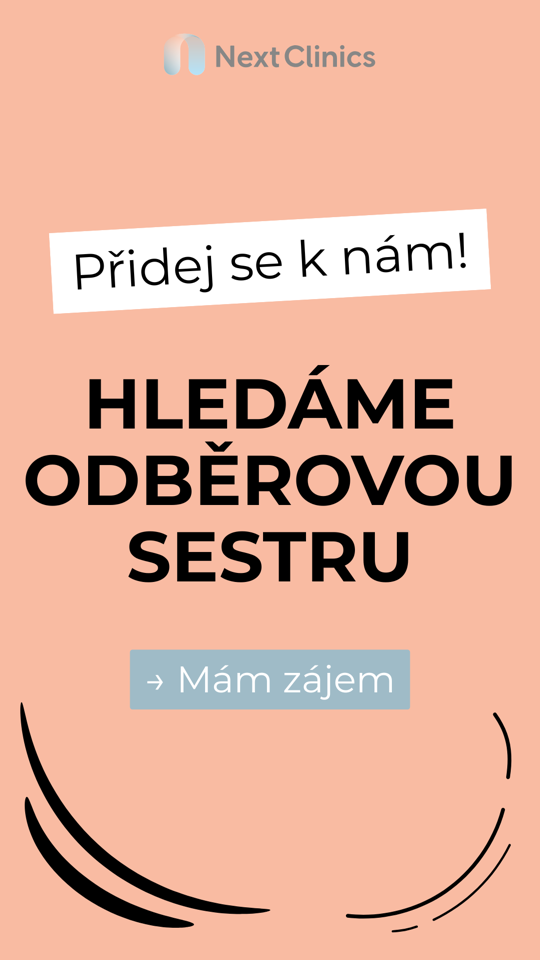Reklamní kreativa pro Next Clinics